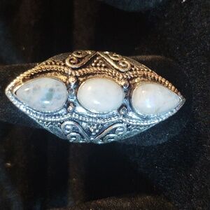 Moonstone ring, size 7.5